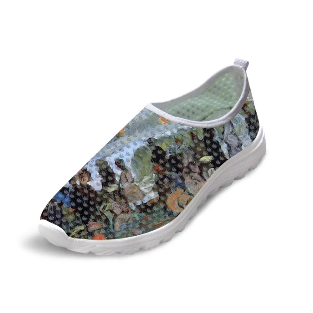 

New Style interesting painting 2021 Women Breathable Mesh Shoes Sneakers Female Vogue Causal Flats sneakers Shoes Light Weight
