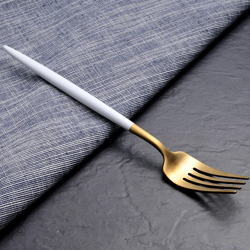 4 шт./компл. Столовая посуда комплект Высокое качество 18/10 Нержавеющая сталь