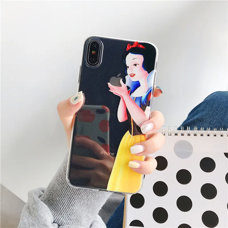 Красочный мультфильм силиконовый чехол для iPhone 6 S 7 8 Plus X XR XS MAX телефон случаях