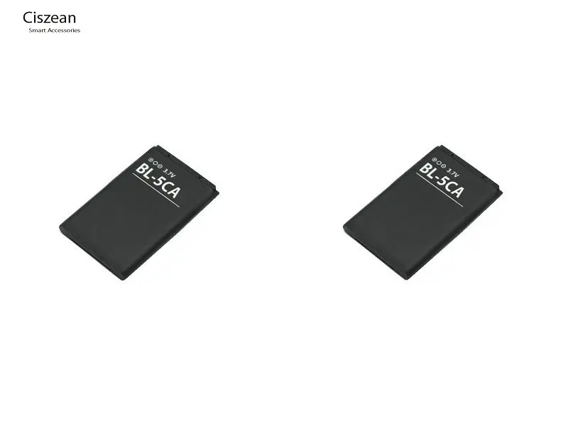 Ciszean из 2 предметов BL-5CA BL5CA запасная часть телефона Батарея для Nokia 1110 1111 1112 1200 2310