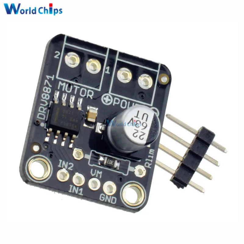 DRV8871 H Bridge щеточная плата прерывателя двигателя постоянного тока для Arduino PWM Control
