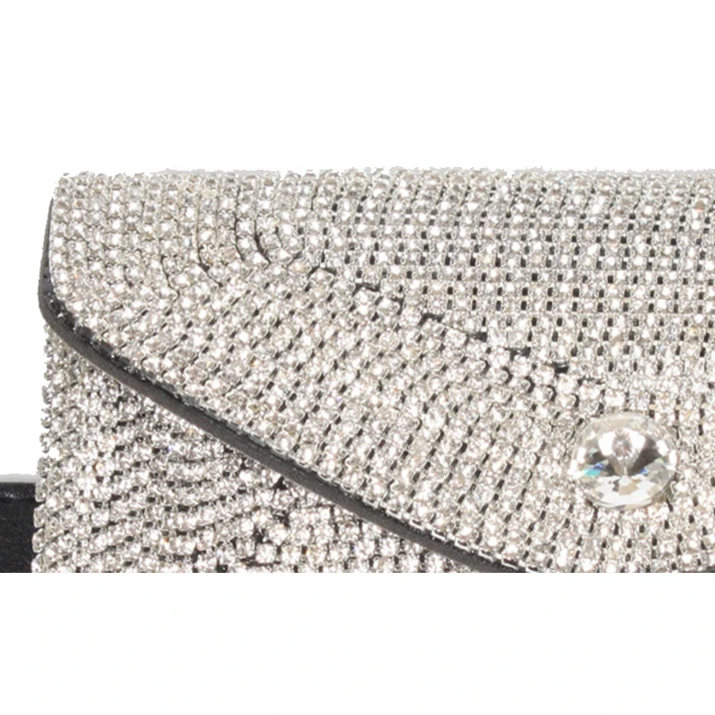 Gradosoo Rhinestone Design Women Waist Bag Ladie PU Leather Belt Bags Organizer Fashion Style Fanny Pack LBF272 | Багаж и сумки