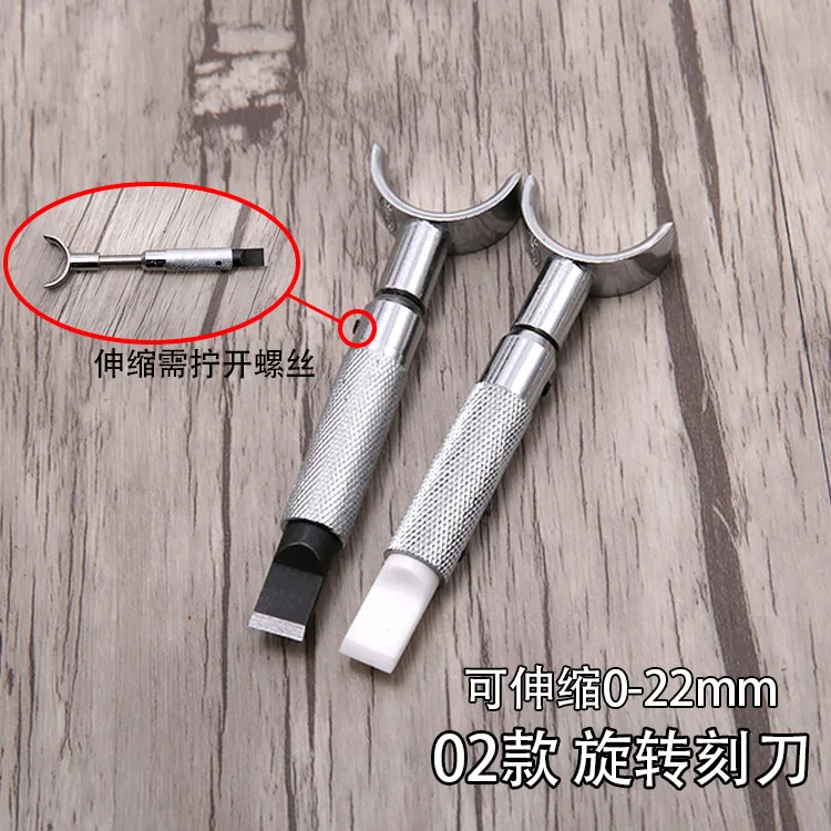 1 шт. регулируемый нож для резьбы по коже DIY из воловьей кожи ручные инструменты
