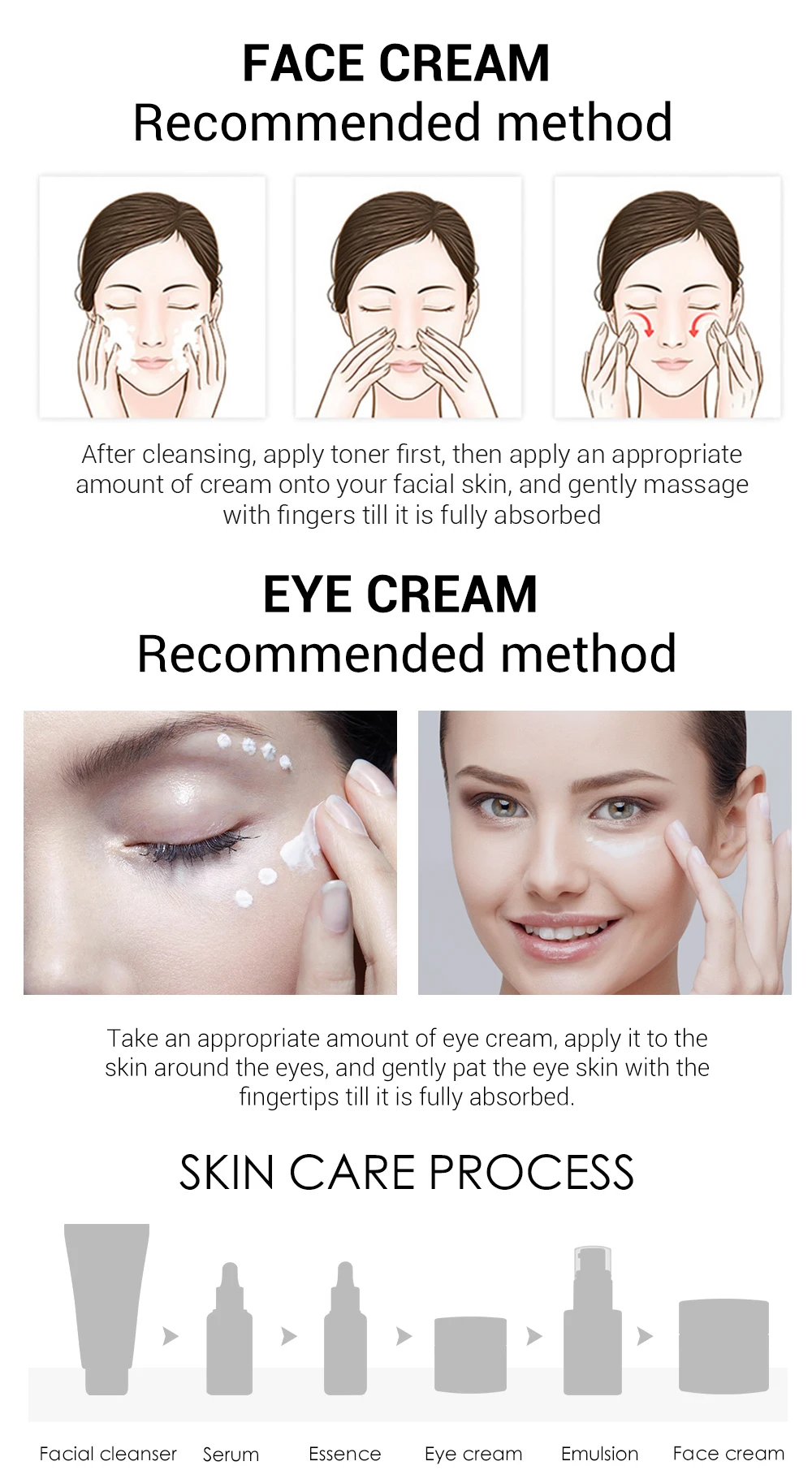 BREYLEE Vitamina C отбеливающий крем для ухода за кожей Retinol крем для лица сывороточная Гиалуроновая кислота антивозрастной крем уход за лицом