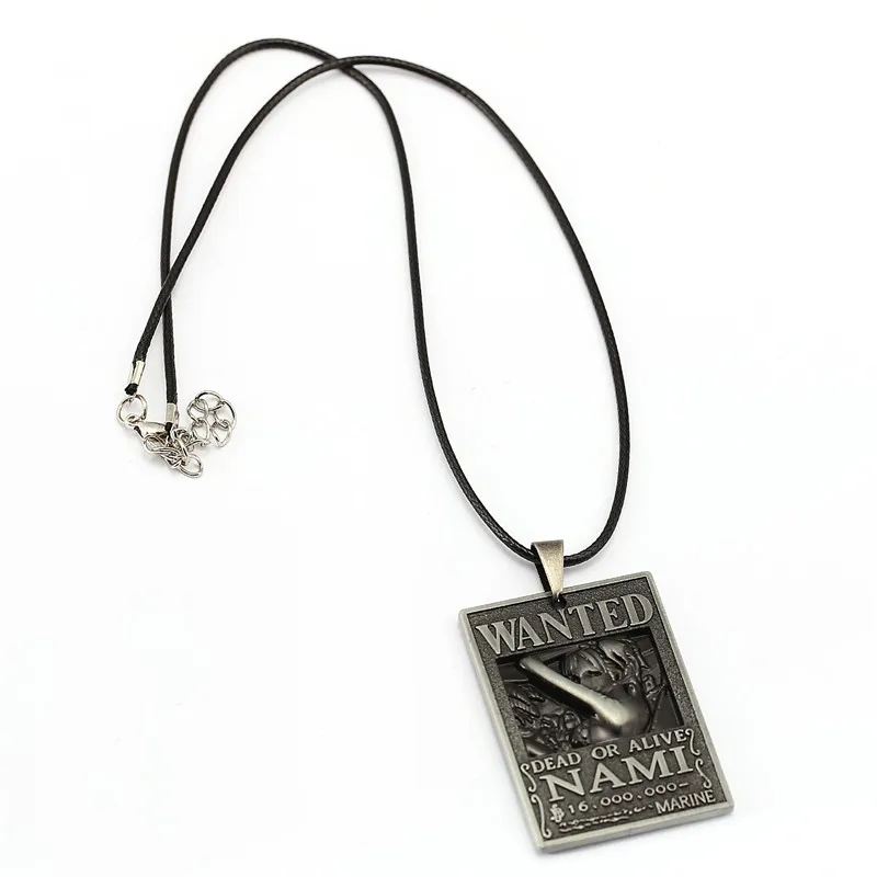 ONE PIECE Necklace NAMI CHOPPER ROBIN LUFFY Dog Tag Metal Pendant colar masculino Christmas Gifts 12038 | Украшения и аксессуары