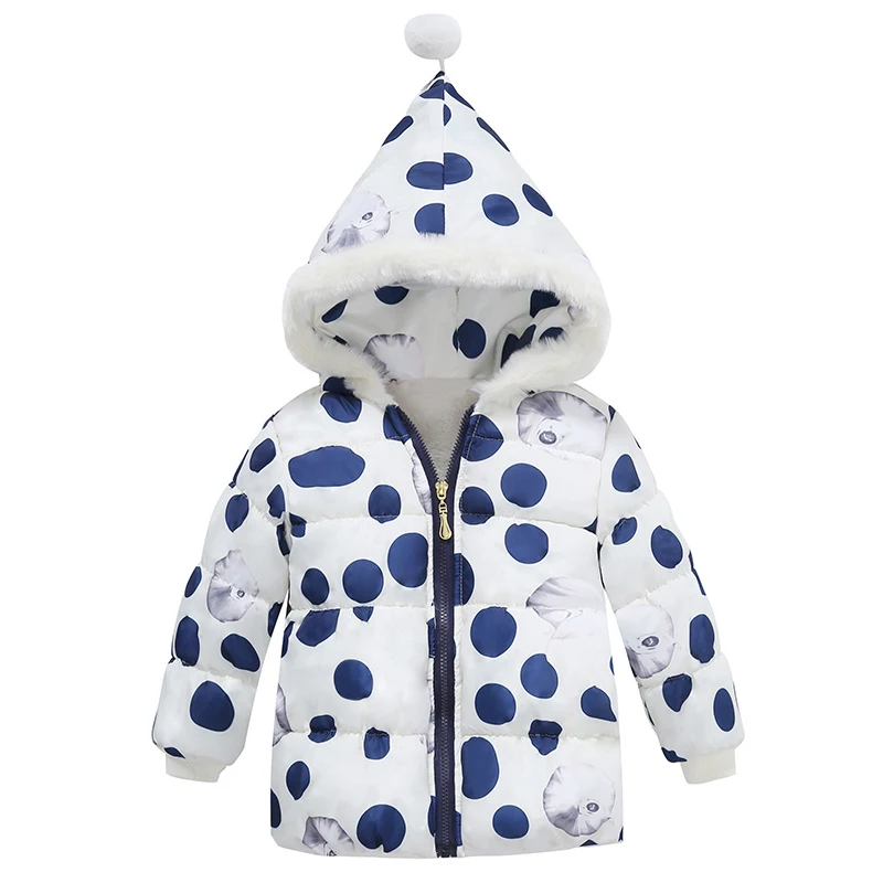 BOTEZAI 2020 Warm Winter Coat Autumn Baby Girls Clothes Hoodies Jacket Kids Outerwear Children Clothing |