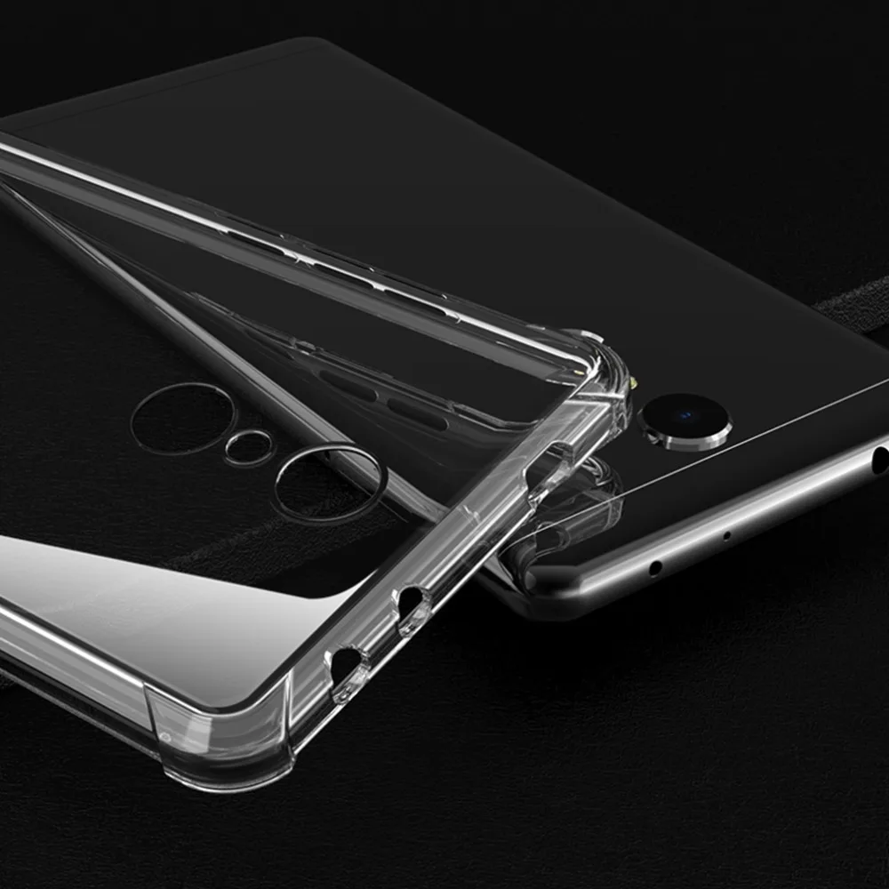 Силиконовый чехол для Xiaomi Redmi 5 Plus матовый прозрачный термополиуретан телефона
