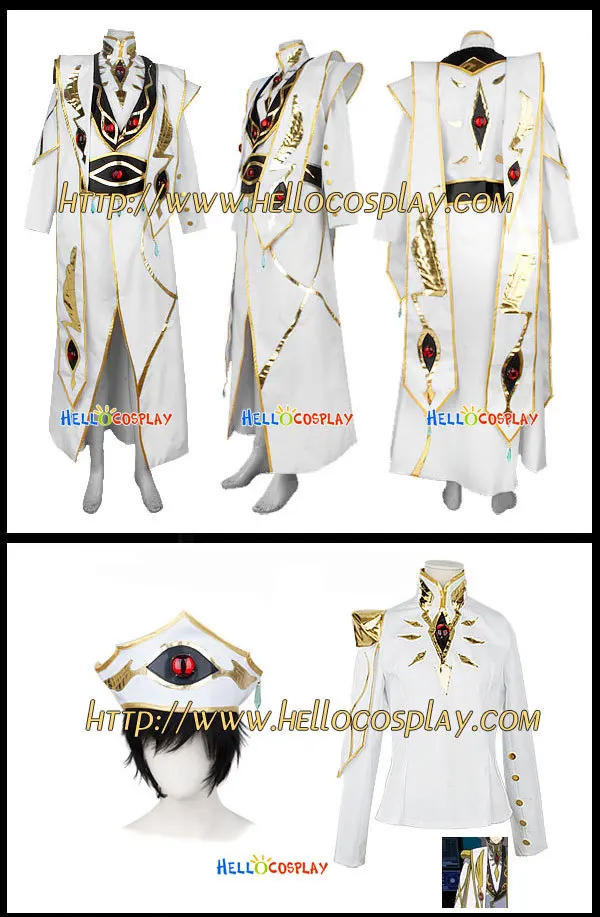 

Code Geass Lelouch Cosplay Imperial Costume H008