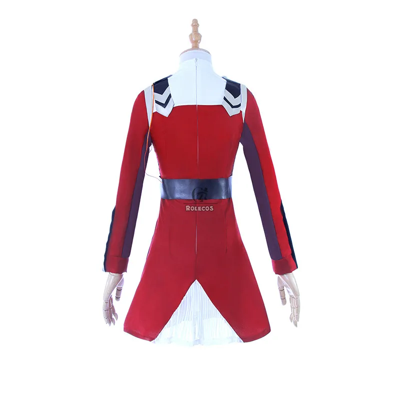 ROLECOS аниме DARLING In The FRANXX костюмы для косплея костюм Zero Two школьная форма красные