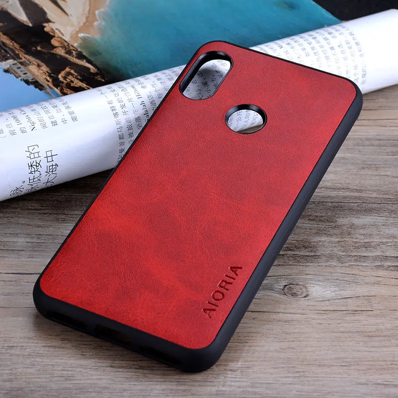 Чехол для телефона Xiaomi redmi 6 pro 7 6a s2 note 5 funda роскошный винтажный кожаный чехол из