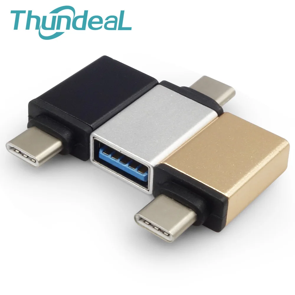 ThundeaL USB 3 0 OTG адаптер Type C конвертер в для Macbook Samsung Galaxy S8 S9 Huawei P10 Mate OTG| |
