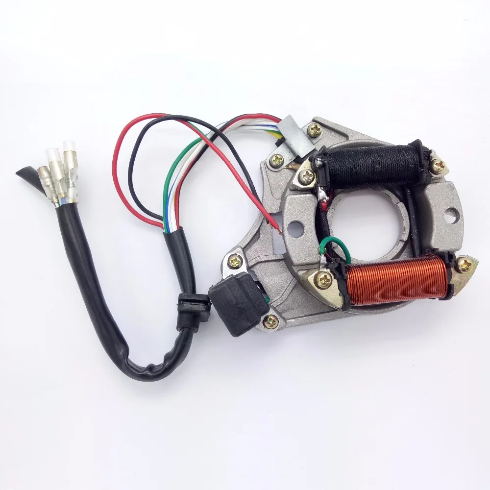 Новая одежда для маленькой девочки 2 катушки статор пластина 50cc 70cc 90cc 110cc 125cc DY100 Dirt