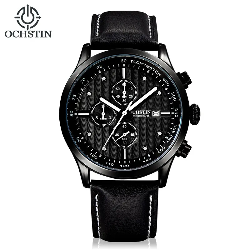 OCHSTIN модные спортивные мужские часы с хронографом, лучший бренд, Роскошные Кварцевые часы, мужские военные часы, Relogio Masculino