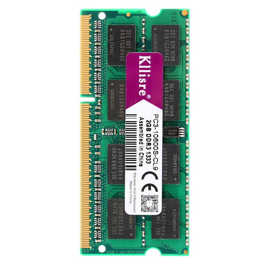 Kllisre ram ноутбук ddr3 2 Гб 1333 МГц память SO-DIMM | Компьютеры и офис