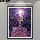 Trippy Alex серый Psychedelic холст постеры и принты Абстрактная живопись настенные художественные украшения картинки для гостиной домашний декор