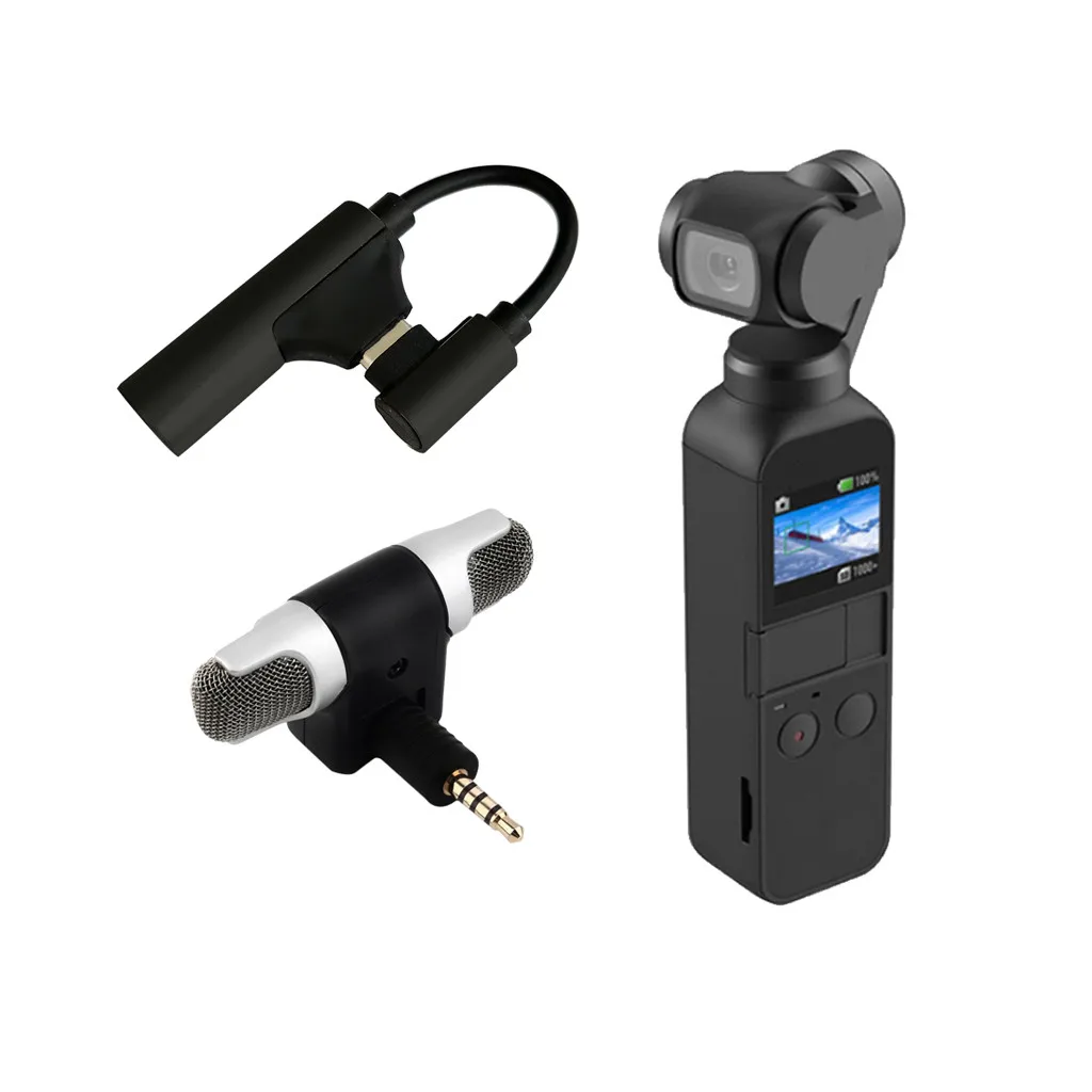 HIPERDEAL внешний микрофон для камеры микрофон внешний беспроводной микрофон для DJI Osmo ручной Gimble 4K камера# D