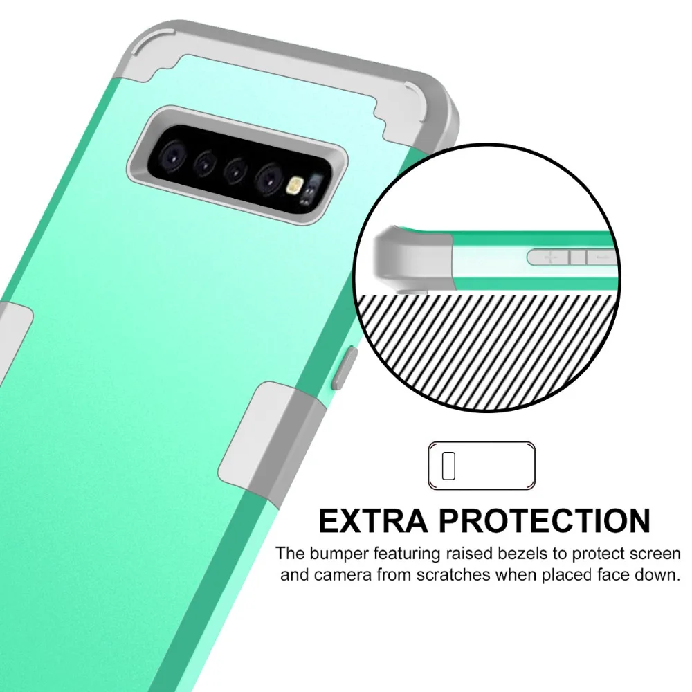 For Samsung Galaxy S10 Plus Case Shockproof Protect Hybrid Hard Rubber Impact Armor Phone Cases for | Мобильные телефоны и