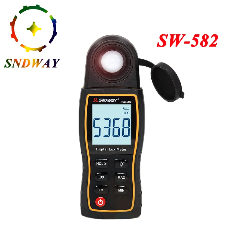 Цифровой luxmeter Lux/измеритель FC легкий Измеритель для фотографии люминометр