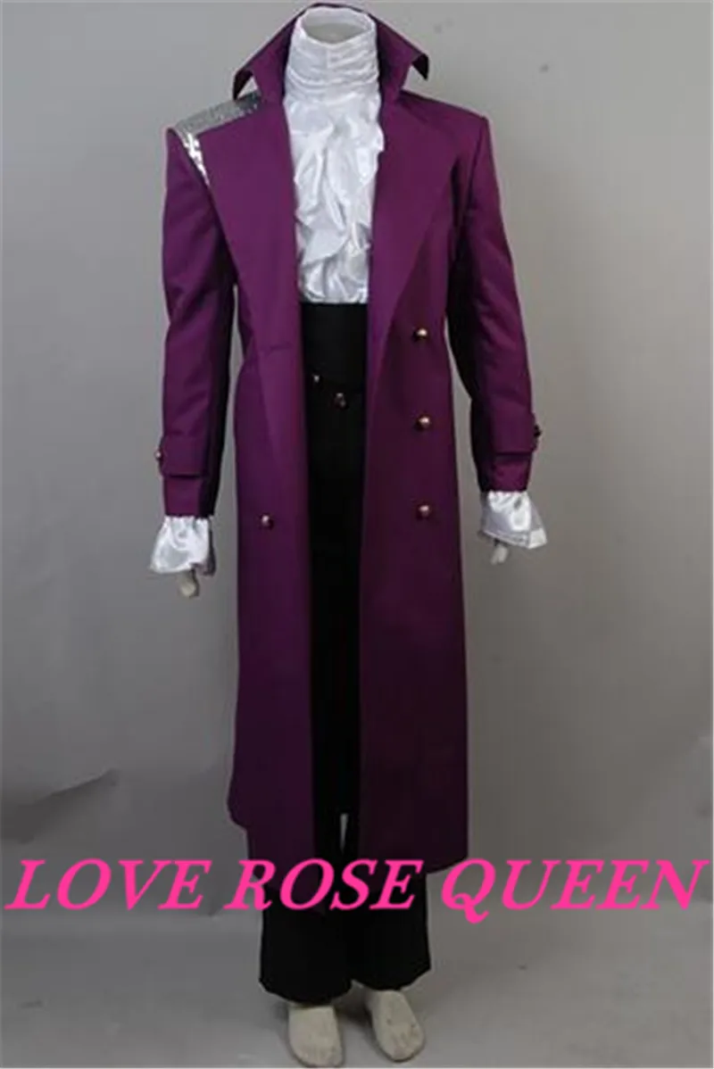 2017 Костюм Принца Роджерса Нельсона фиолетового дождя для Хэллоуина костюм