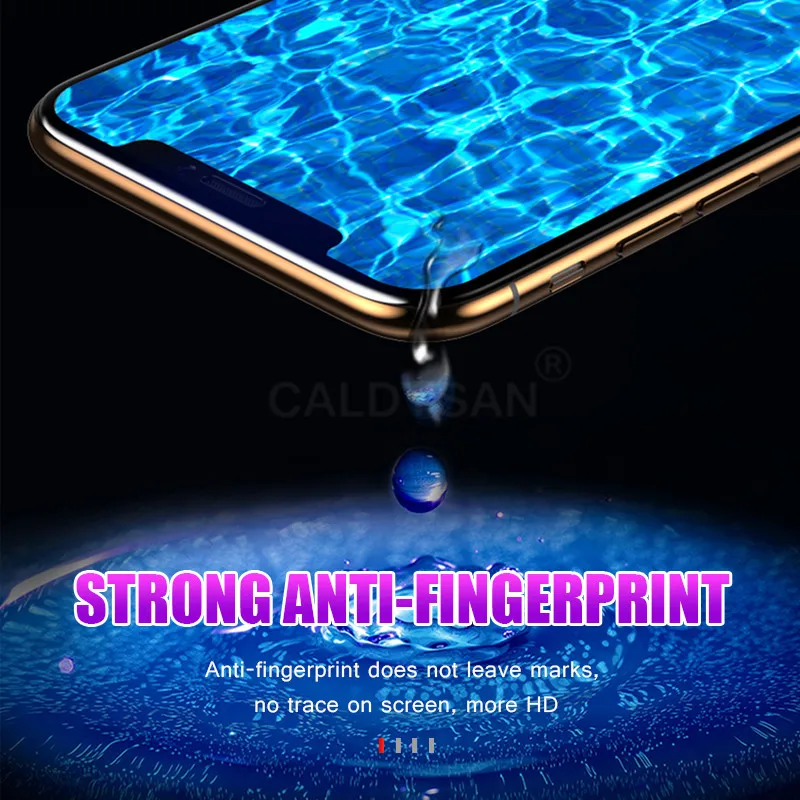 Изогнутое защитное стекло с полным покрытием 20D для iPhone 12 mini 11 XR XS Pro Max 6 6s 7 8 Plus 9H 2
