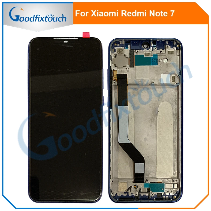 Для Xiaomi Redmi Note 7 ЖК дисплей сенсорный дигитайзер в сборе с рамкой для Note7 Pro