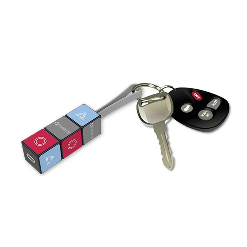 Чудо брелок Cube Micro USB кабель адаптер для iPhone iPad Android Type C 3 в 1 портативный зарядки