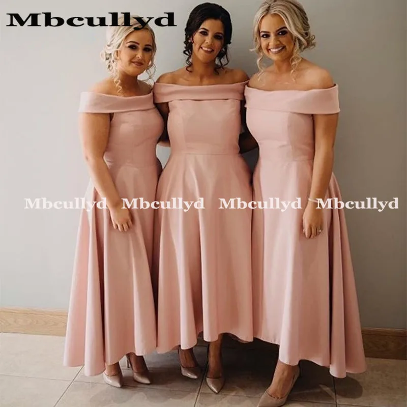 Mbcully трапециевидные платья подружки невесты сексуальные с открытыми плечами под 100 цена длинная Подружка невесты Vestido madrinha