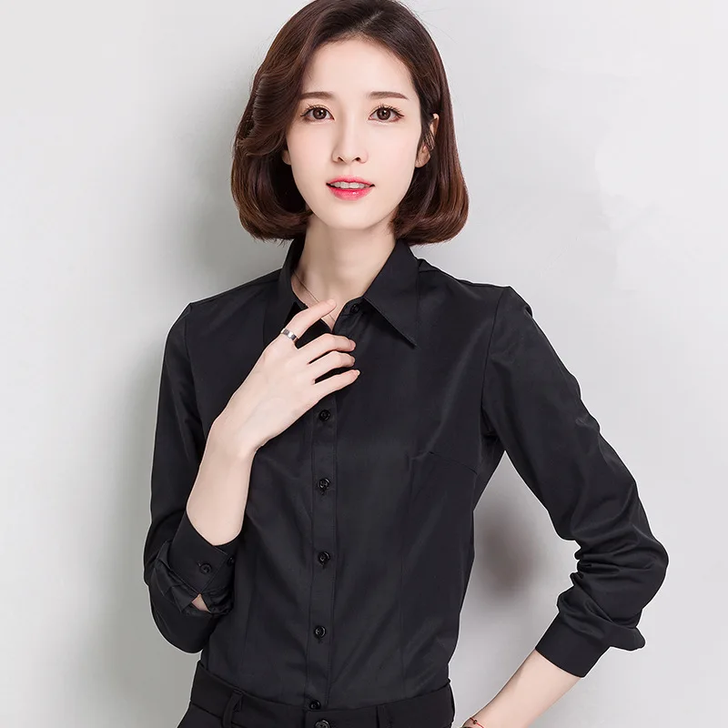 BIBOYAMALL для женщин блузки малышек 2017 повседневное элегантный OL хлопковая блузка