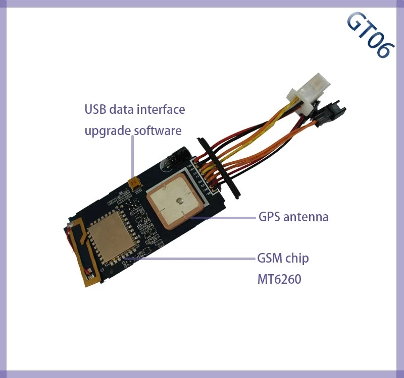 DYEGOO автомобиль gsm gps трекер GT06 реле локатор мотоцикла устройство слежения Google ссылка