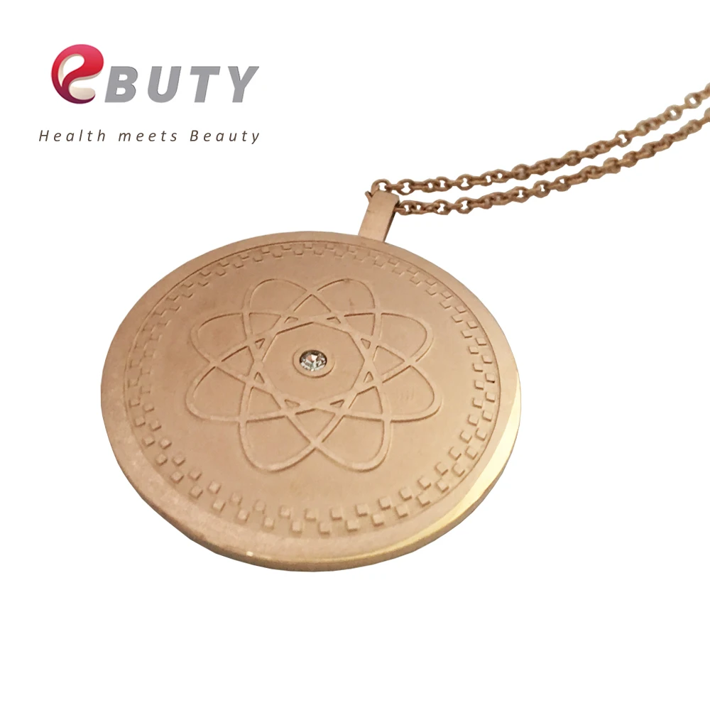 Женские Подвески EBUTY из розового золота с квантовой энергией здоровые элегантные