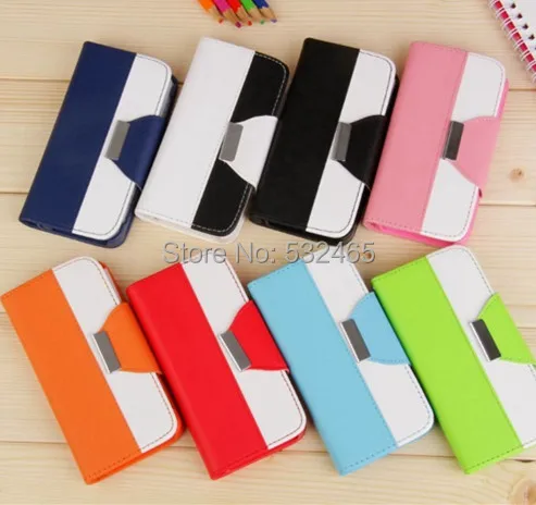 Чехол colorful перевёрнутый кожа бумажник чехол с Landyard карта держатель для Apple Iphone 6