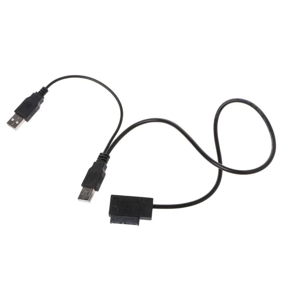 USB 2 0 Type A To 13 pin (7 + 6) SATA Кабель-адаптер внешняя мощность для ноутбука CD-ROM DVD-ROM