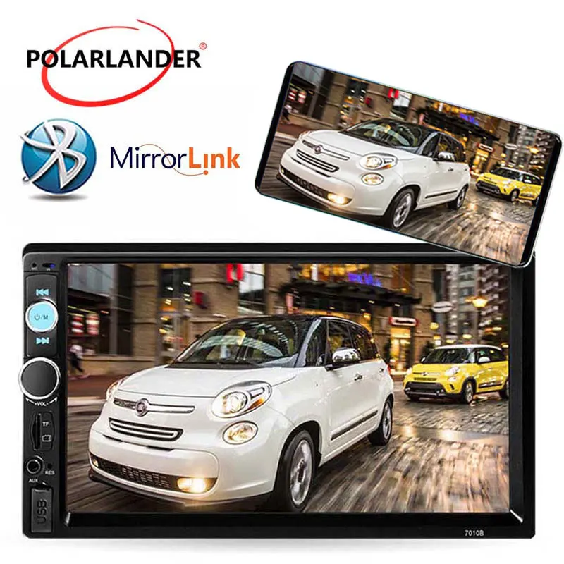 2 DIN 7 языков меню автомобильное радио MP5 MP4 плеер Поддержка TF/USB/FM/Auxin двойной