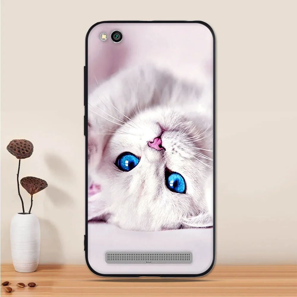 Чехол для Xiaomi Redmi 5A силиконовый 3D чехол из ТПУ мягкая задняя крышка Funda Coque