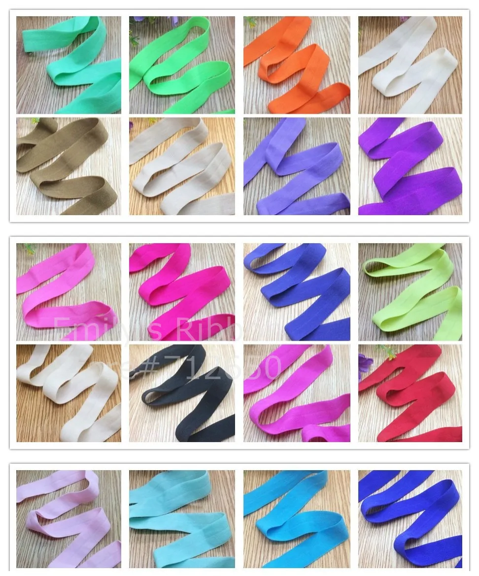 

5/8 '' 16mm solid Matte elastic ribbon 10 yards DIY Hairbow headwear clothing accessory Bakery Gift Wrap Collection 2 of 2