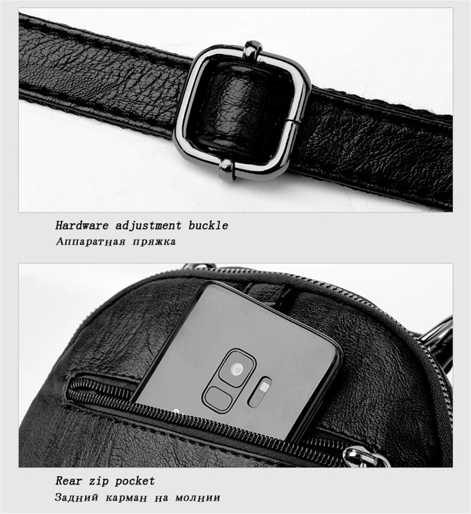 Винтажный Женский мини-рюкзак, женский рюкзак из мягкой кожи, Женский Повседневный Рюкзак Для Путешествий, школьные сумки для девочек-подростков, mochila
