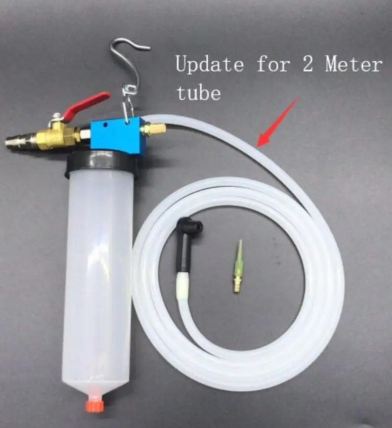 Update 2 Meter tube Скидка! Авто Тормозная жидкость замена масла сменный инструмент насос масло Bleeder пустой обмен слив комплект оборудование инструмент - Цвет: Update 2 Meter tube