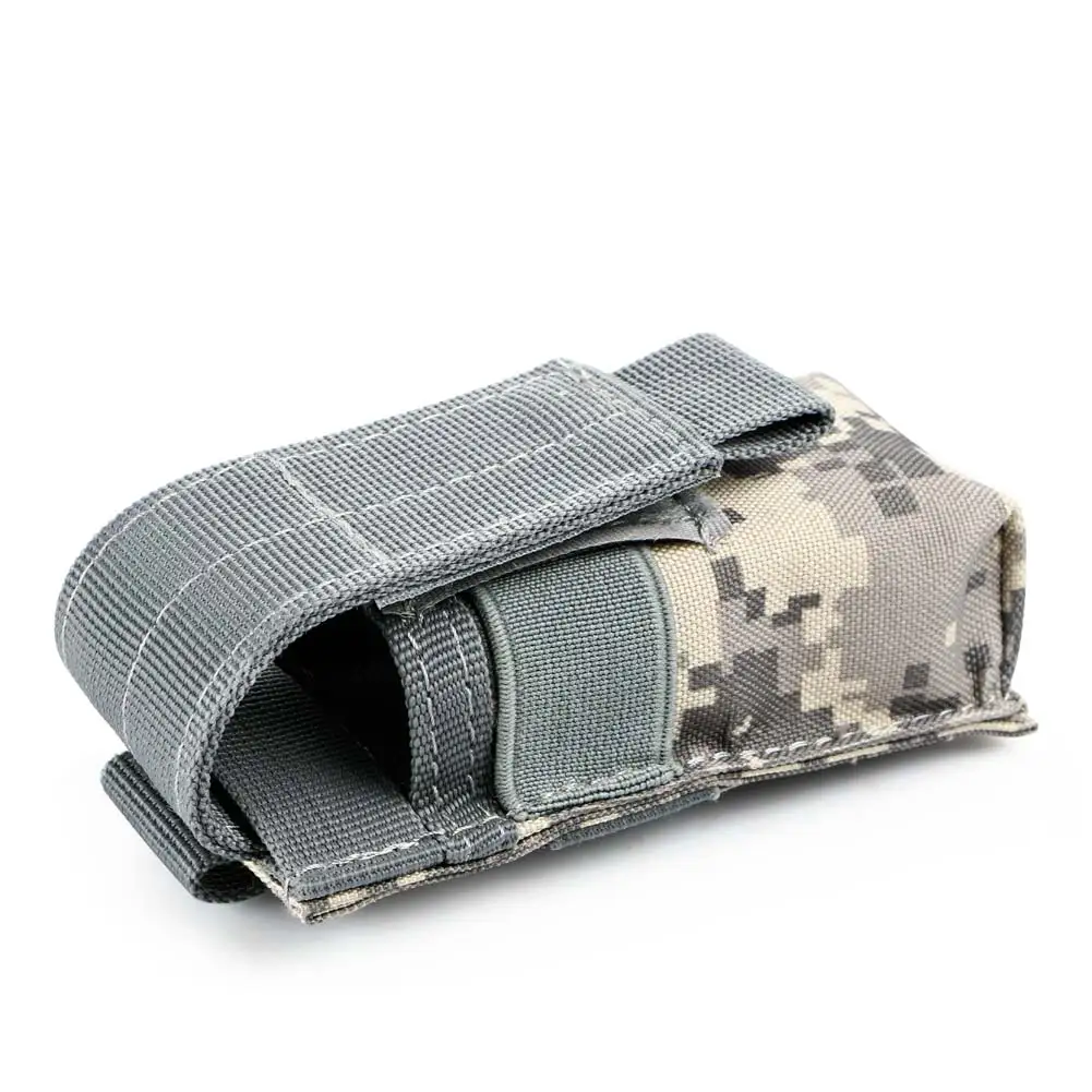 Molle один картридж клип сумка Пистолет подсумок держатель страйкбол тактический военный Пейнтбол для фонарика батарея Чехол