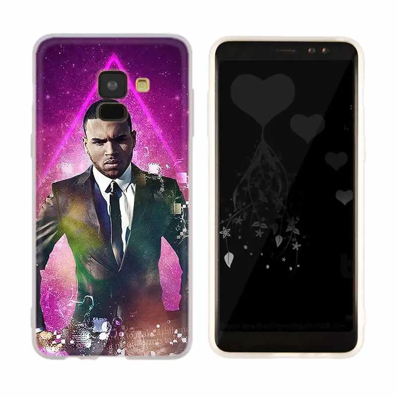 Chris Brown легкий Чехол для Samsung Галактики A12/A20/A51/A70/A20s/A21s/A32/A50/A50s/A42/A52/A72 5G A8 A7 A6 2018