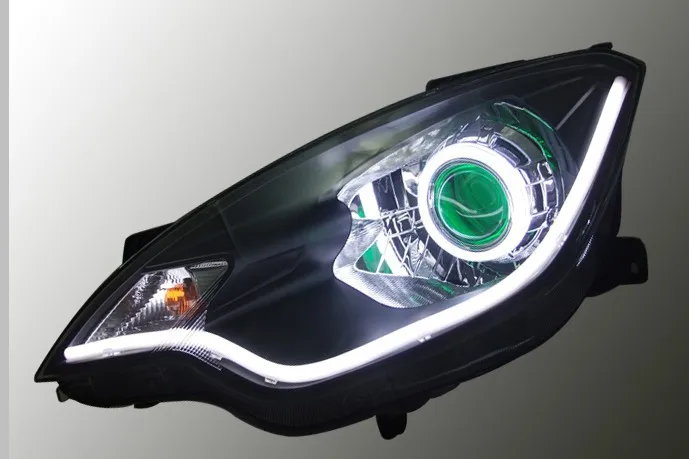 Бесплатная доставка CHA MG MG3 ANGEL EYE налобный фонарь с двухцветным светодиодным