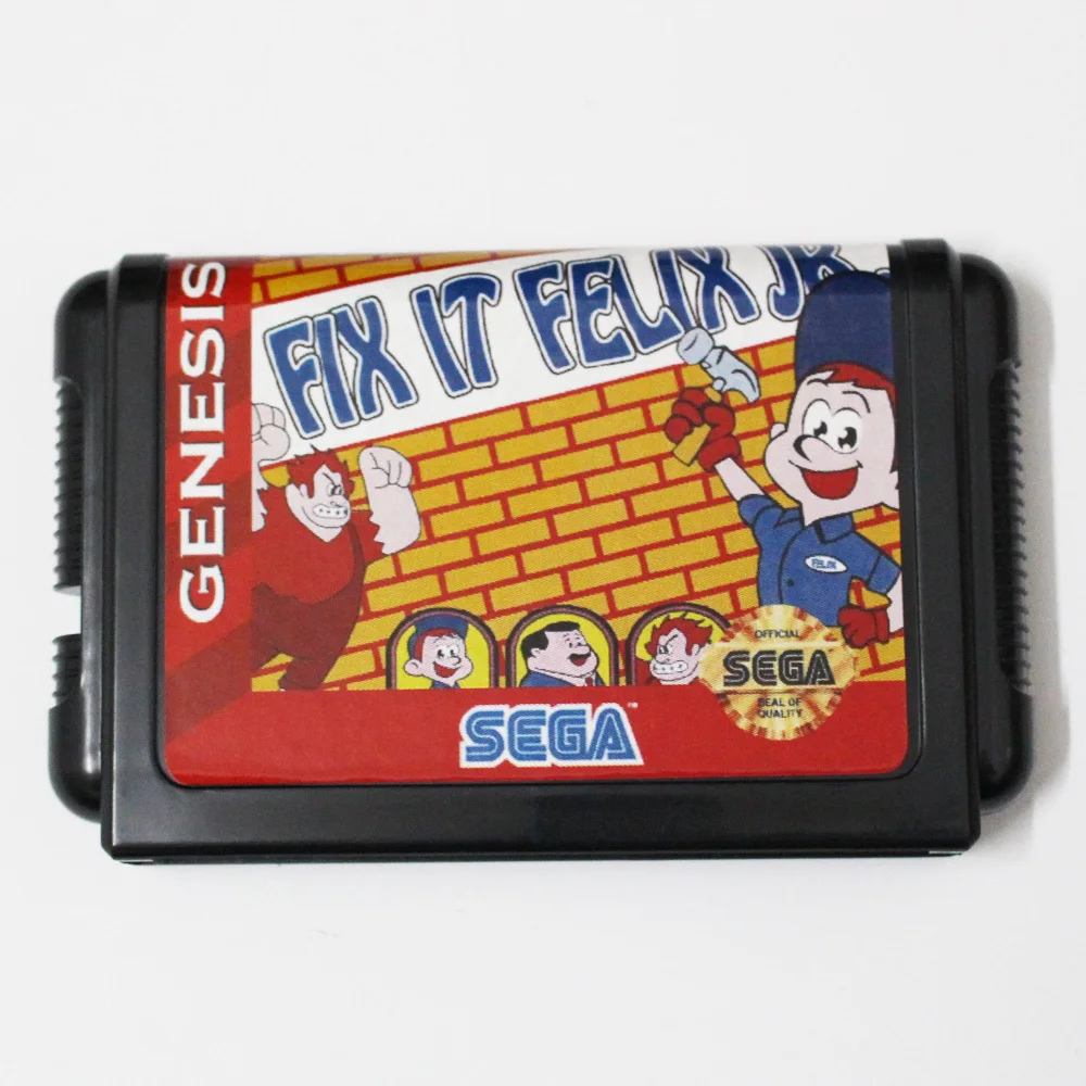 Игровой картридж Fix-It Felix JR новейшая 16 битная игровая карта для sega Mega Drive/Genesis system