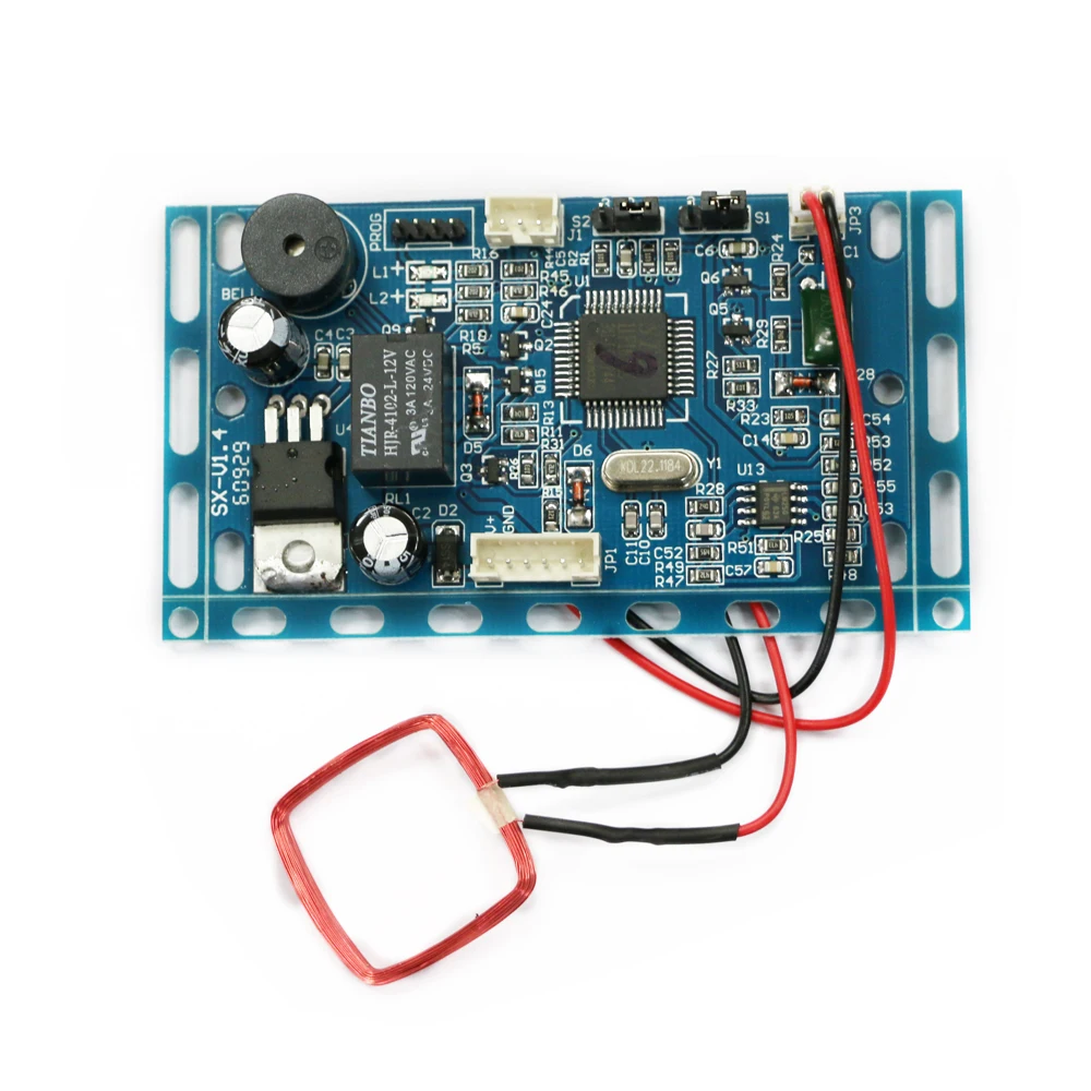 125 кГц встроенный RFID плата близость система контроля допуска к двери домофон модуль+ 10 кристаллических брелков и 2 карты