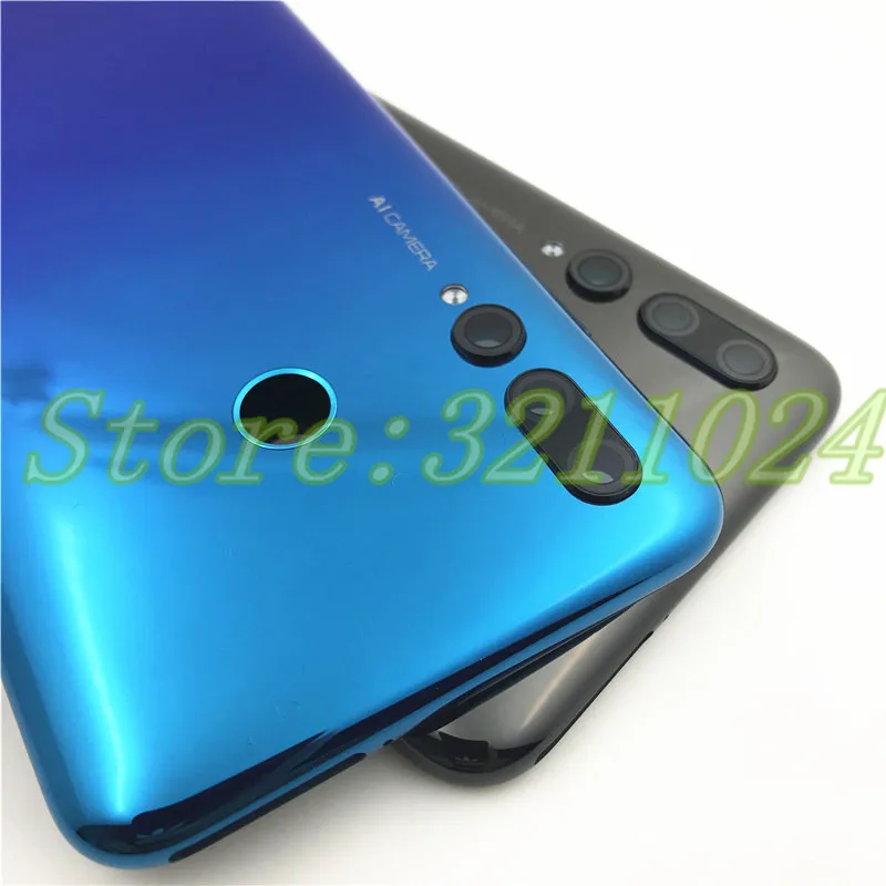6,21 дюймов для huawei P Smart& P Smart Plus задняя крышка батарейного отсека Корпус+ объектив камеры и кнопка+ логотип