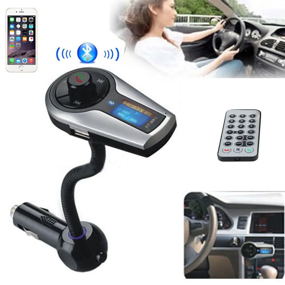 Fm передатчик Bluetooth Handsfree Car Kit ЖК дисплей mp3 аудио плеер Радио адаптер для iphone