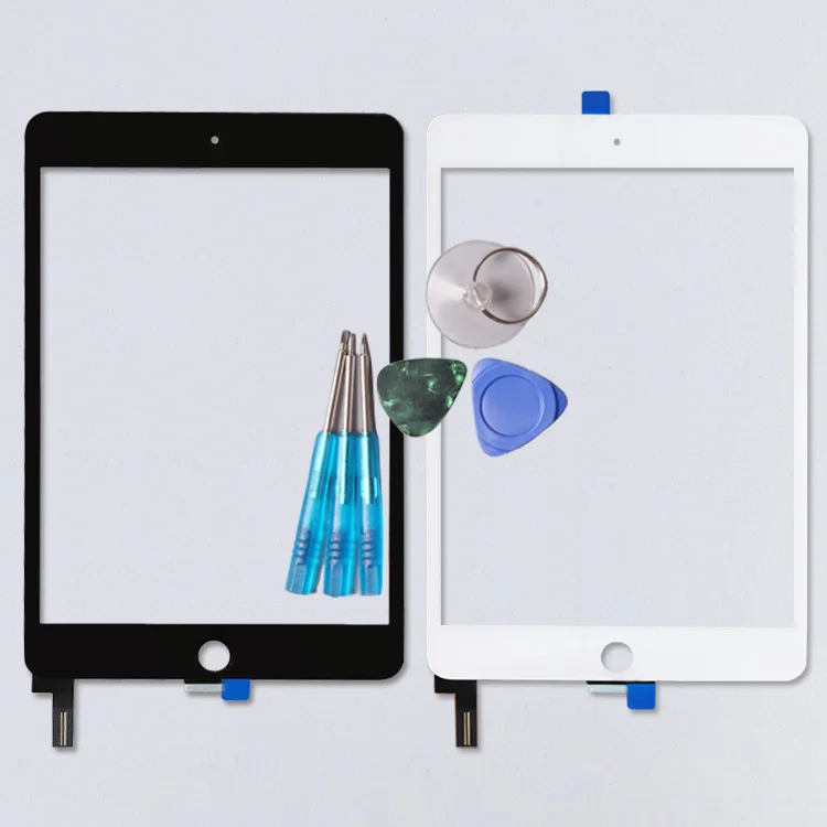 100% Протестировано для iPad mini 4 A1538 A1550 сенсорный экран Стекло Переднее стекло