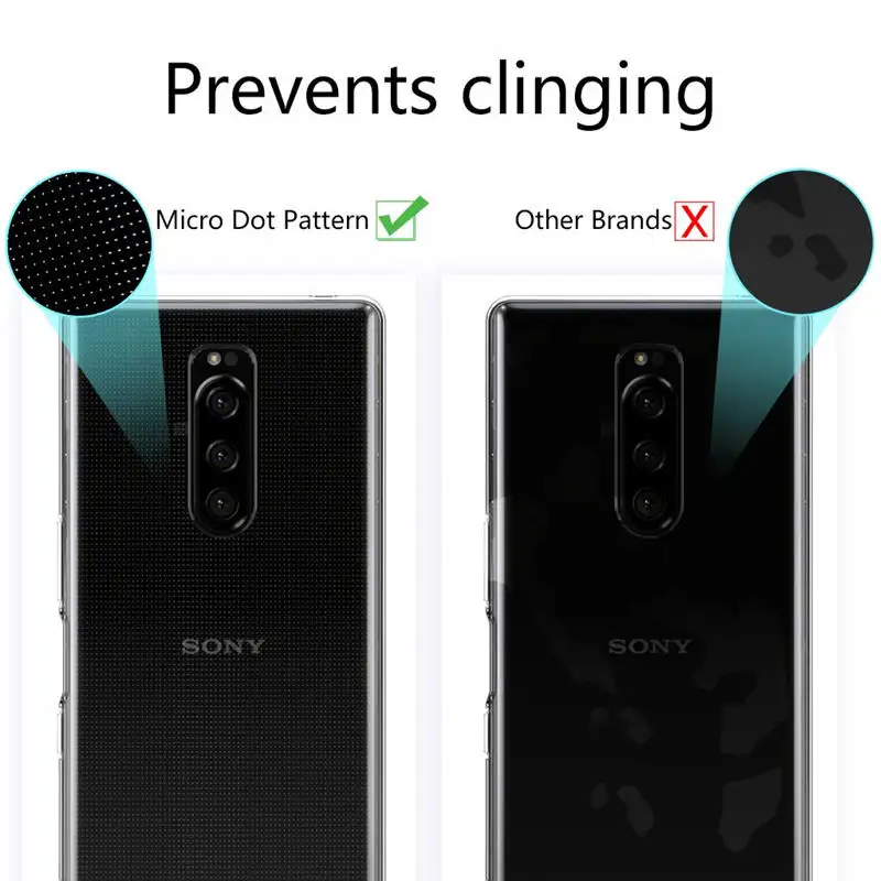 Для sony Xperia 1 чехол sony 1 чехол 6,5 прозрачный силиконовый чехол из ТПУ чехол для телефона для sony Xperia 1 Xperia1 J8110 J8170 J9110