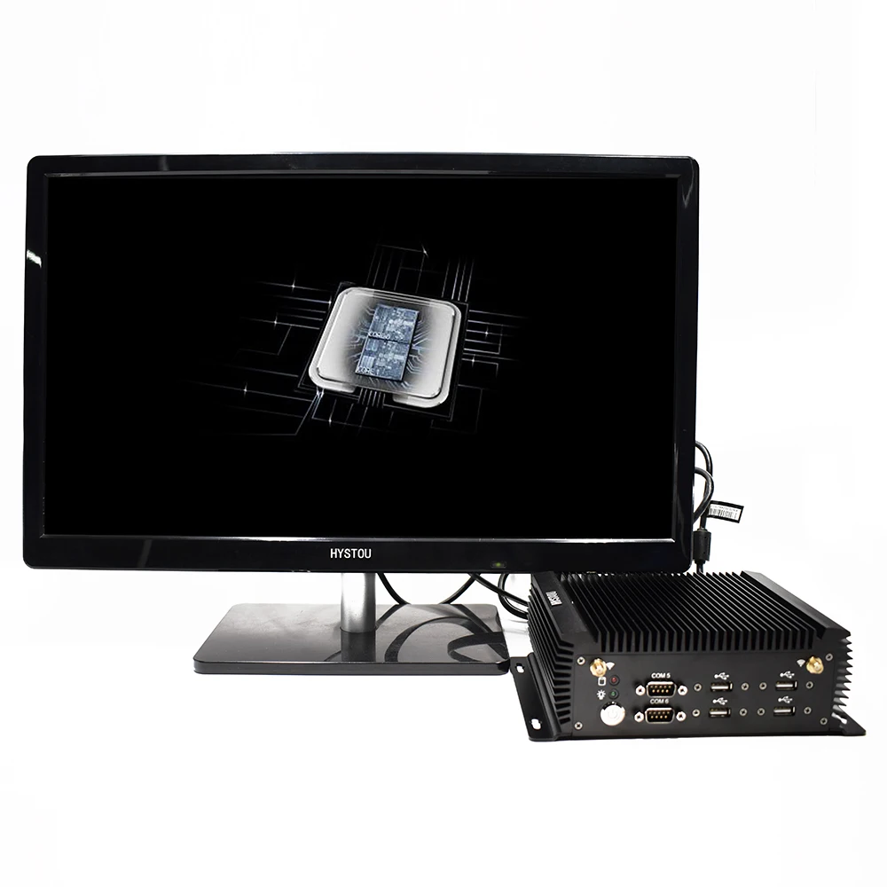 Intel Core i5 4200u двухъядерный minipc Dual nuc Windows 10 Linux промышленный компьютер COM HDMI VGA разъем