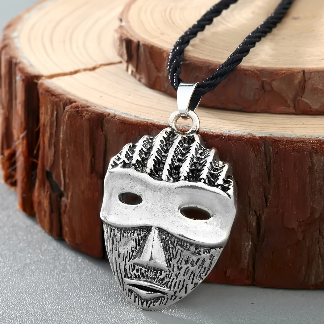 Kinitial Северная маска хакер викингов подвески ожерелья Thor Knot Wing руны ювелирные