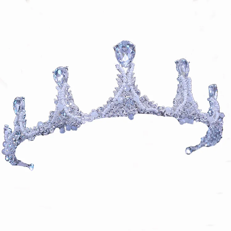 Королевская Девушка торт Топпер ручной работы тиара серебро горный хрусталь и