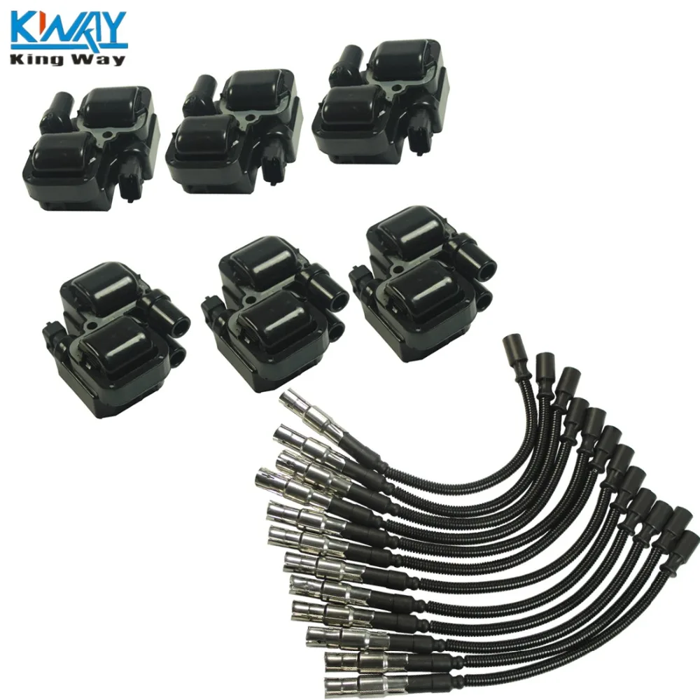 Бесплатная доставка King Way Свеча зажигания набор проводов 6 мкФ 359 для Mercedes Benz C CL CLK